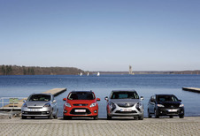 Ford Grand C-Max 2.0 TDCi 136, Mazda 5 1.6 CDVi 115, Opel Zafira Tourer 2.0 CDTI 130 et Renault Grand Scénic 1.6 dCi 130 : La lutte des places