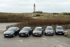 Audi A3 1.6 TDI Ultra, BMW 116d EfficientDynamics Edition, Lexus CT 200h, Mercedes A 180 CDI BlueEfficiency Edition en Volvo V40 D2 : Ambitieuze spaarders