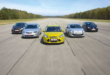 CITROËN C4 1.6 HDi • FORD FOCUS 1.6 TDCi • OPEL ASTRA 1.7 CDTI • RENAULT MÉGANE 1.5 dCi • VOLKSWAGEN GOLF 1.6 TDI : Eén tegen aller