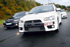 AUDI S3 SPORTBACK • MITSUBISHI LANCER EVOLUTION • SUBARU IMPREZA WRX STi : Scherpe Randjes