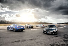 JAGUAR F-TYPE R // LEXUS RC-F // MERCEDES-AMG GT S // PORSCHE 911 TURBO S : Als de maskers vallen
