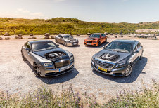 ASTON MARTIN RAPIDE S // BENTLEY FLYING SPUR W12 S // MERCEDES-MAYBACH S 600// ROLLS-ROYCE WRAITH : De twaalf apostelen