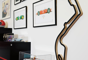 SNELLE MUURDECORATIE: Race Tracks of the World #1