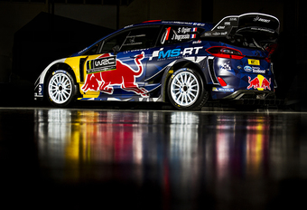 De nieuwe Red Bull-rallykleren van Sébastien Ogier #1