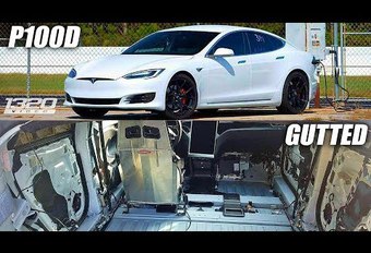 Record met Tesla Model S P100D ‘Superleggera’ #1