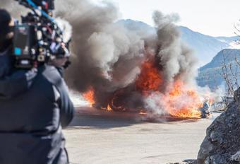 Alpine A110 brandt uit in Top Gear #1