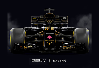 Rich Energy maakt roze Force India helemaal zwart #1