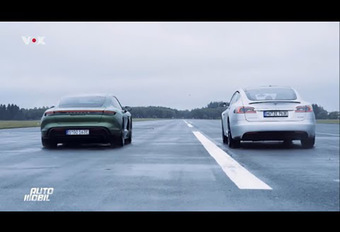 Porsche Taycan vs. Tesla S P100D: welke is de snelste? #1