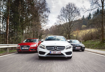 AUDI A4 2.0 TDI 163 // BMW 320D EFFICIENT DYNAMICS EDITION // MERCEDES C 220 BLUETEC : Play-off 1 #1