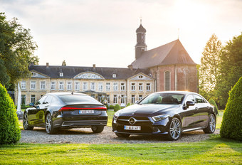Audi A7 Sportback 50 TDI vs Mercedes CLS 350 d #1