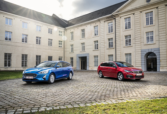 Ford Focus Clipper vs Peugeot 308 SW #1