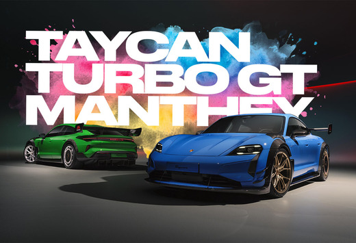 Porsche Taycan Turbo GT avec kit Manthey : l’électrique repousse encor