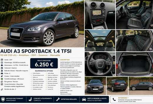 Audi Sportback 1.4 TFSI Ambition Start/Stop