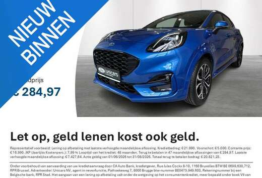 Ford 1.0i Ecoboost mHEV 114kW Aut. ST-Line X AUTOMAAT
