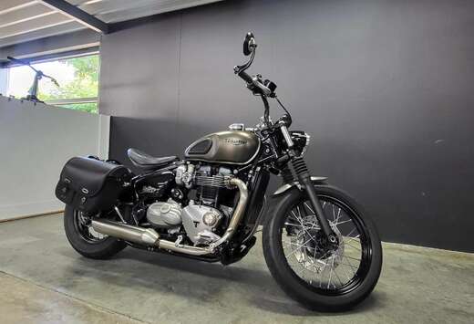 Triumph Boneville Bobber prachtige oldschool cruiser