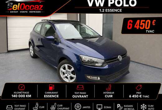 Volkswagen  VW POLO 1.2 ESSENCE • TOIT PANO • CUI ...