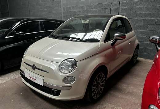 Fiat BLANC NACRE * TOIT PANORAMIQUE * CARNET COMPLET