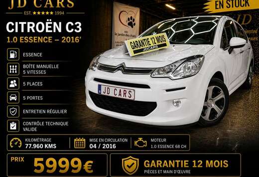 Citroen 1.0I BELGIUMEDITIONGARANTIE 1AN CTOK