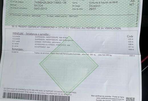 Skoda 1.2 - prêt à immatriculer