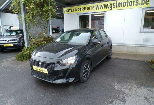 Peugeot 1.2i 75cv noir 02/21 80148km Airco 1ére main