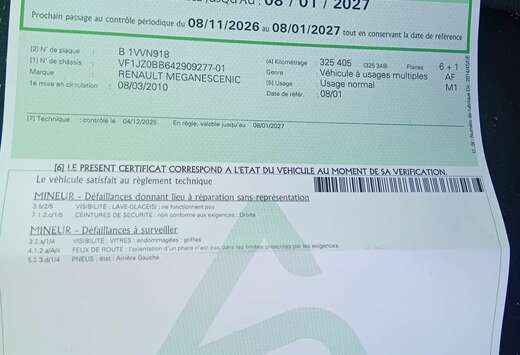 Renault Scénic 1.5 dCi Silver Edition 7pl. FAP