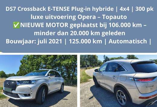 DS 7 CROSSBACK PHEV 1.6 E-TENSE 4x4 Rivoli (220 kW)