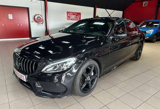 Mercedes-Benz C 180*BENZINE*AUTOMAAT*BLACK*EURO6B*NAV ...