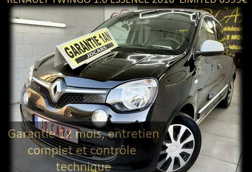 Renault TWINGO 1.0 ESSENCE LIMITED GARANTIE 1 AN CTOK