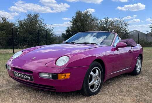 Porsche Cabriolet RUBYSTONE OVER APRICOT AND MAGENTA  ...