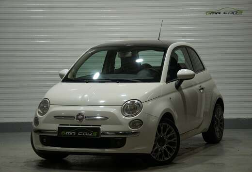 Fiat 500 0.9 T TwinAir Lounge Stop-navi-Airco-Pano-Pa ...