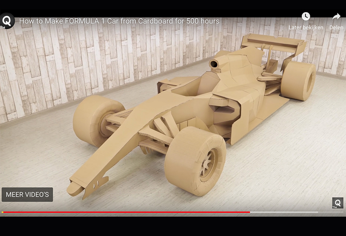 Betere The Q DIY: maak een Formule 1-bolide uit karton - video - AutoWereld CP-67